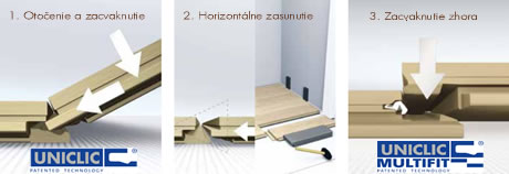 Zámok Uniclic pre podlahy Quick Step